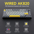 AJAZZ AK820 Wired Mechanical Gaming Keyboard – RGB, Hot-Swappable & 75% Layout