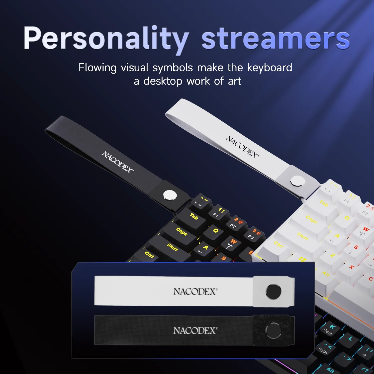 AJAZZ NK61 RGB Mechanical Gaming Keyboard – 61 Keys, Hot-Swappable