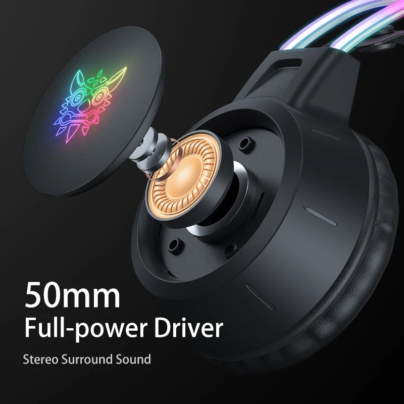 ONIKUMA Wired Gaming Headset – PC, PS5, PS4, Xbox & Nintendo Switch
