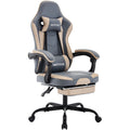 WOTSTA Ergonomisk Gamingstol med Fotstöd – Justerbar, Nack- & Ländryggsstöd