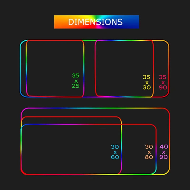 RGB XXL Gaming Mouse Pad – Extended Desk Mat