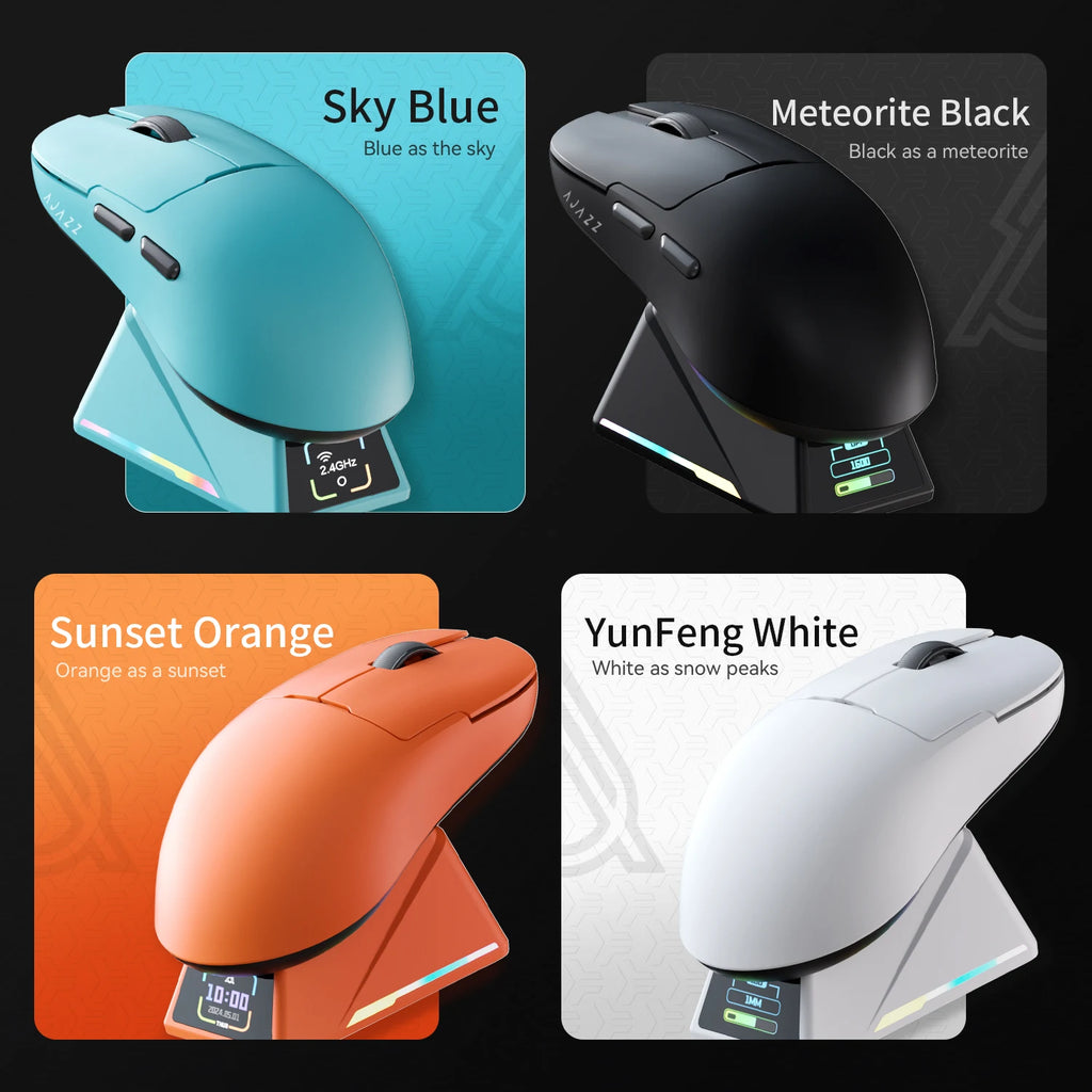 Wireless Gaming Mouse – Ergonomisk Trådlös Gamingmus | Bluetooth & 2.4G