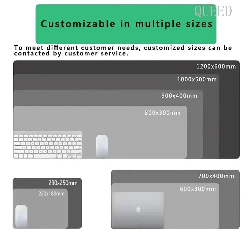 XXL Gaming Mouse Pad – Extended Desk Mat with Non-Slip Rubber Base