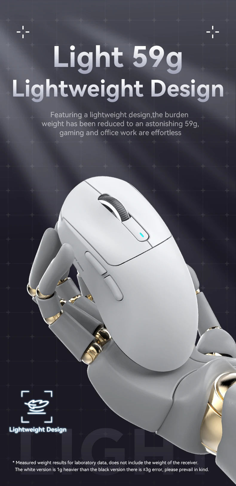 Attack Shark X3 Pro Wireless Gaming Mouse – 26,000 DPI | PAW3395 | Tri-Mode