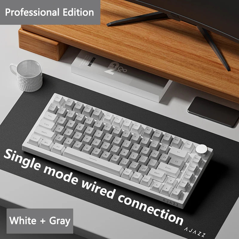 AJAZZ AK820 Wired Mechanical Gaming Keyboard – RGB, Hot-Swappable & 75% Layout