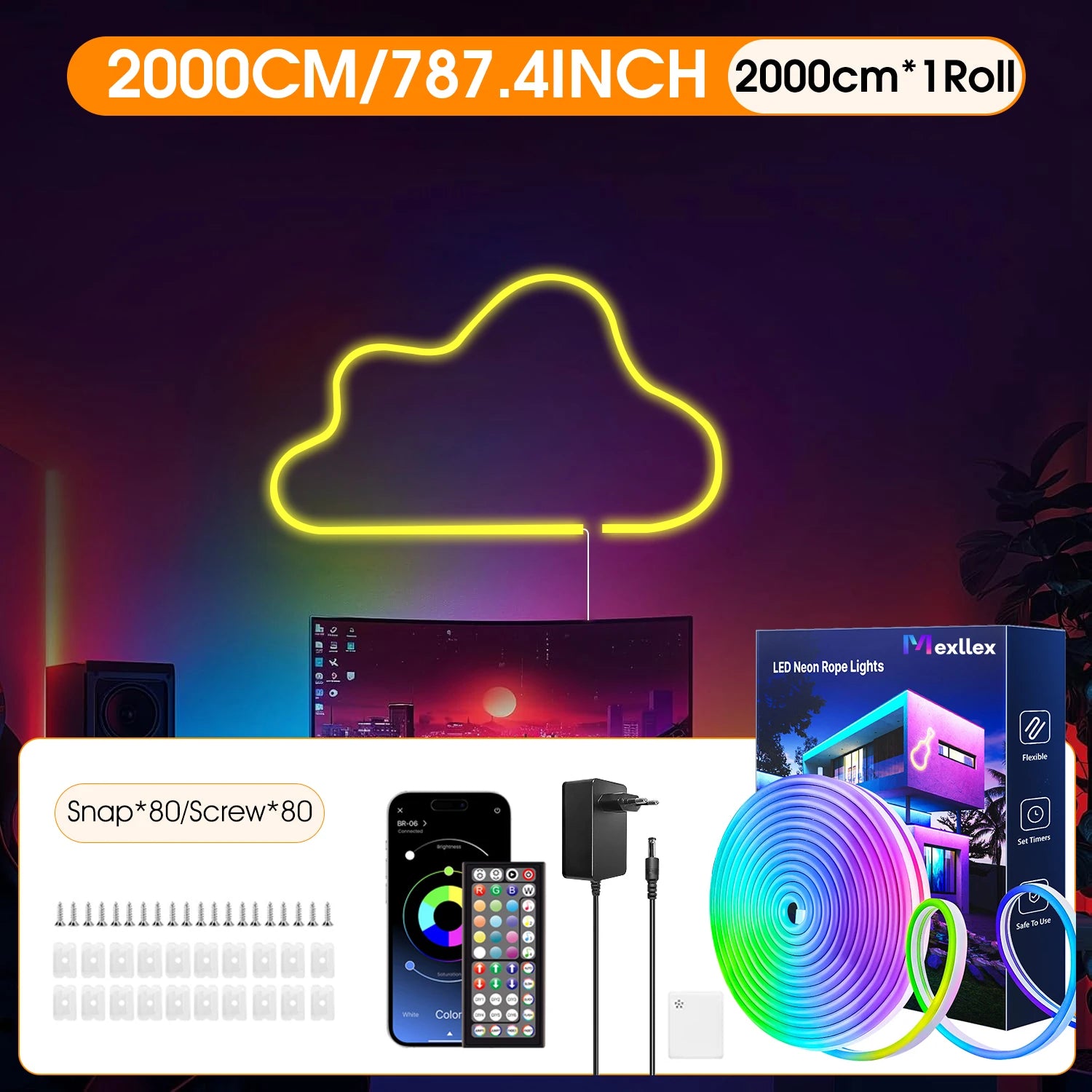 RGB Neon Flex Light – Smart APP & Music Sync