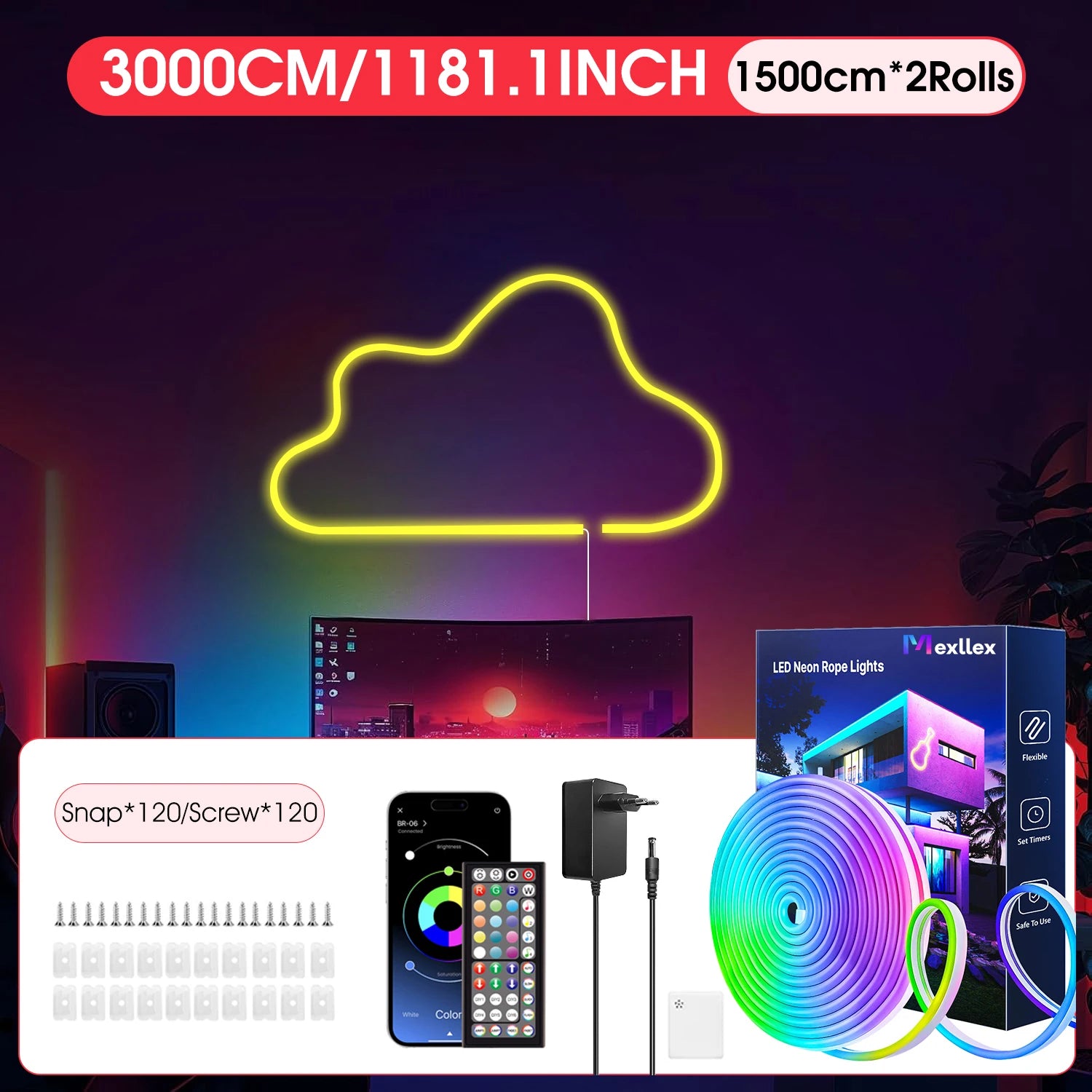 RGB Neon Flex Light – Smart APP & Music Sync