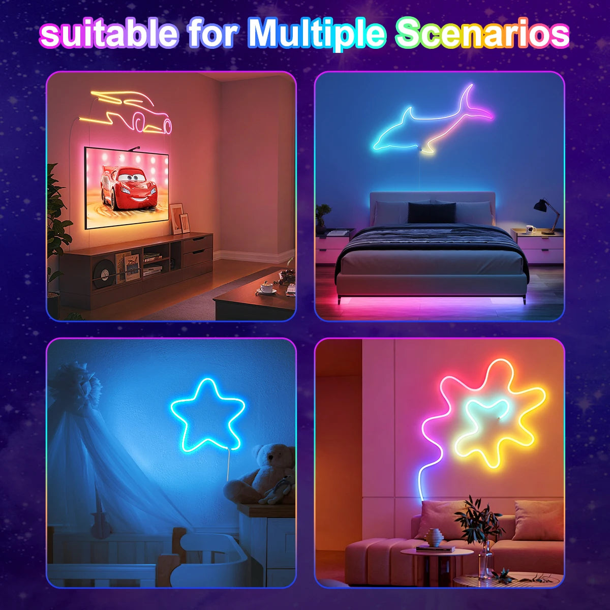 RGB Neon Flex Light – Smart APP & Music Sync