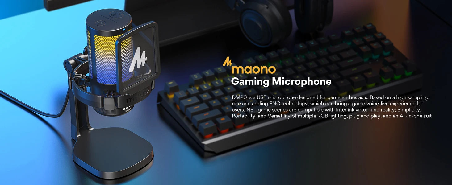 MAONO DGM20 RGB Gamingmikrofon