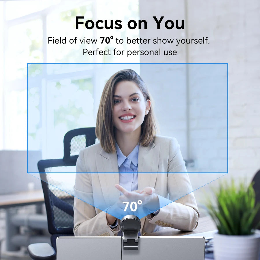 EMEET 4K Autofokus Webbkamera – 1080p 60 FPS