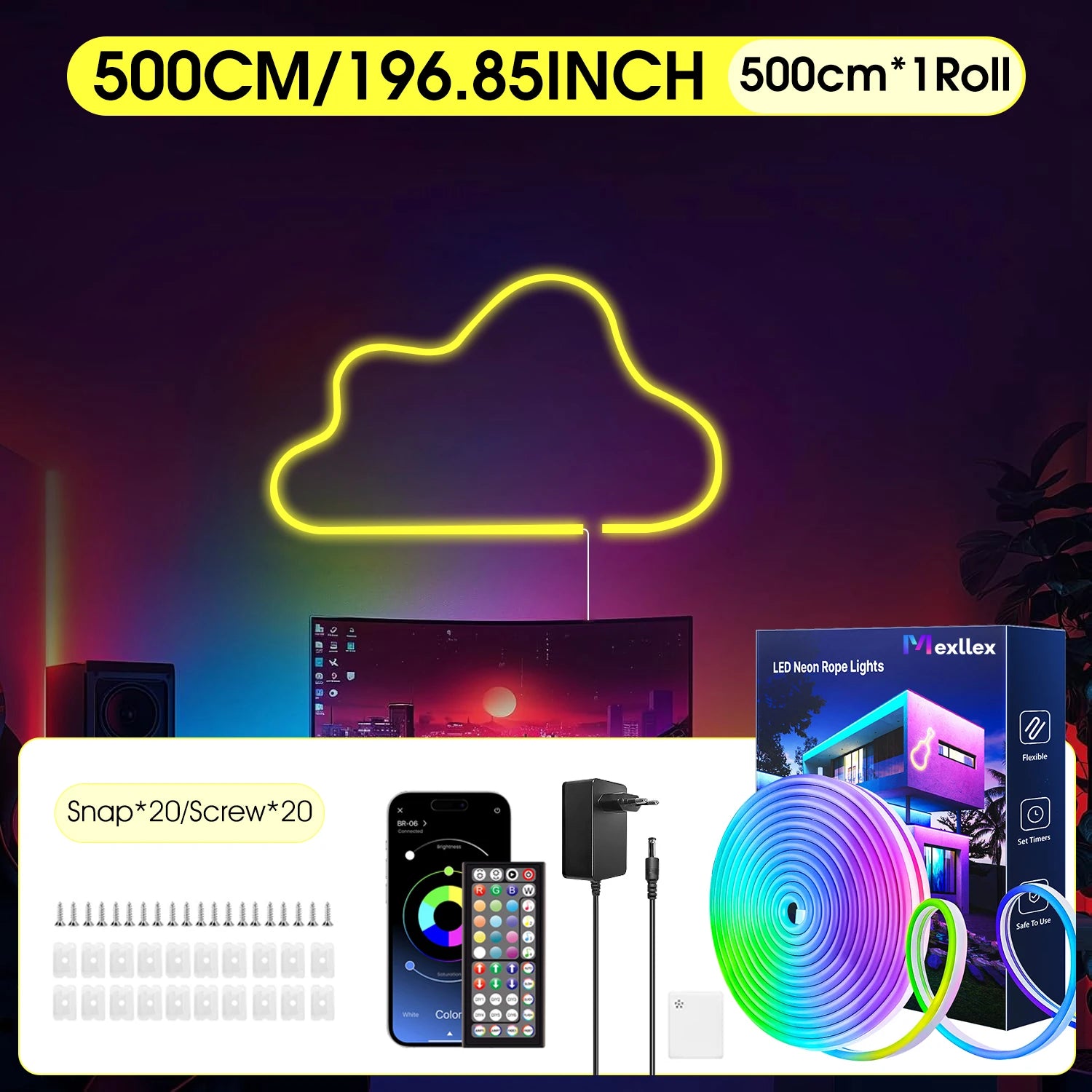 RGB Neon Flex Light – Smart APP & Music Sync