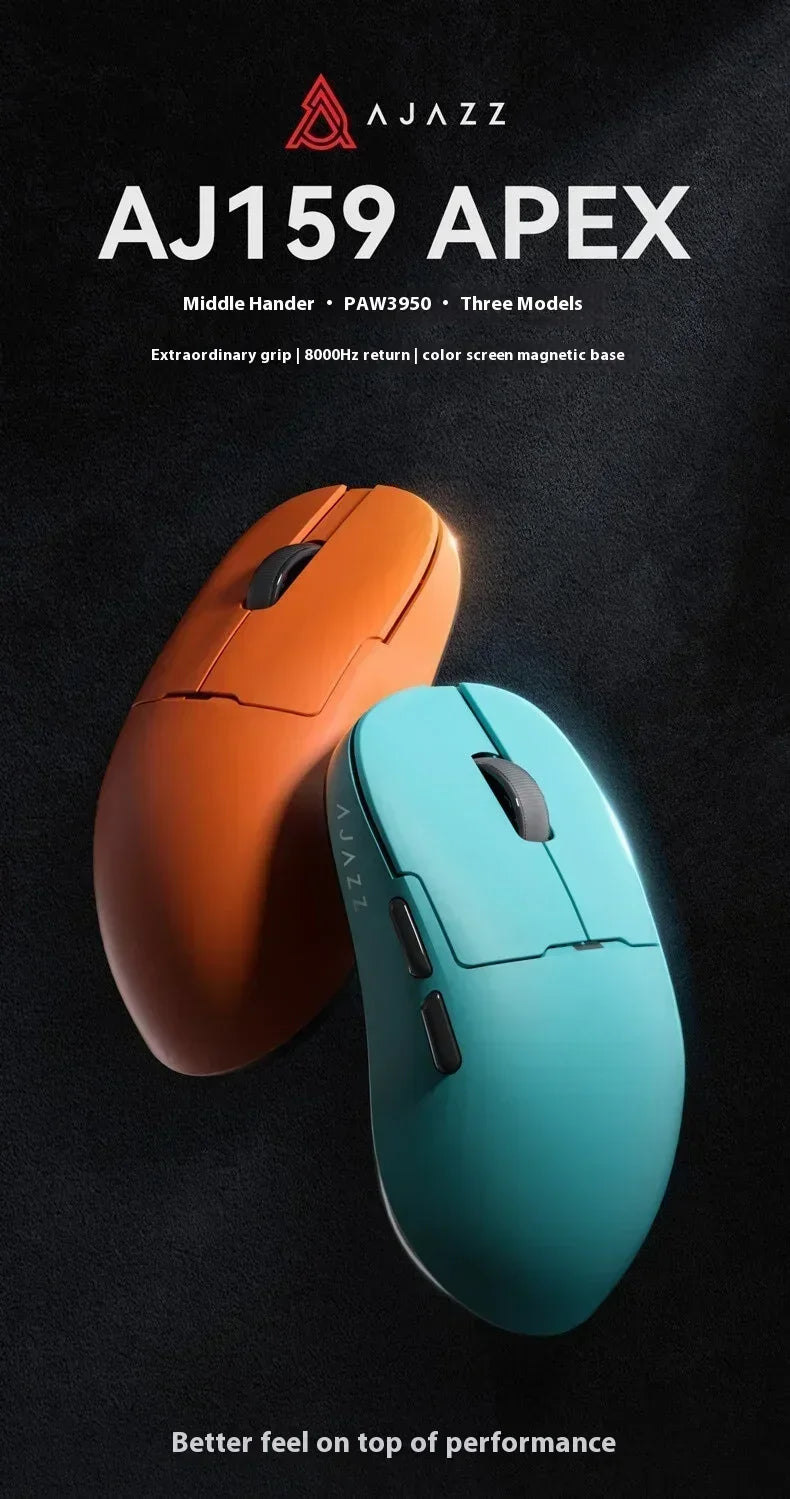 Wireless Gaming Mouse – Ergonomisk Trådlös Gamingmus | Bluetooth & 2.4G