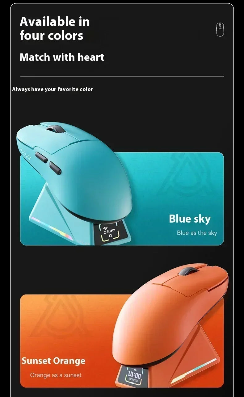 Wireless Gaming Mouse – Ergonomisk Trådlös Gamingmus | Bluetooth & 2.4G