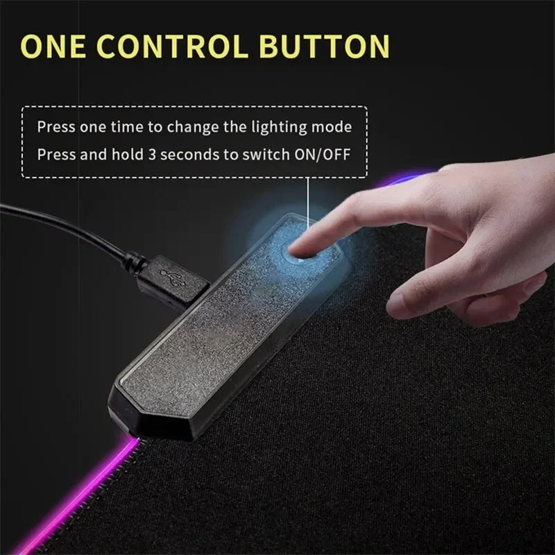 RGB XXL Gaming Mouse Pad – Extended Desk Mat