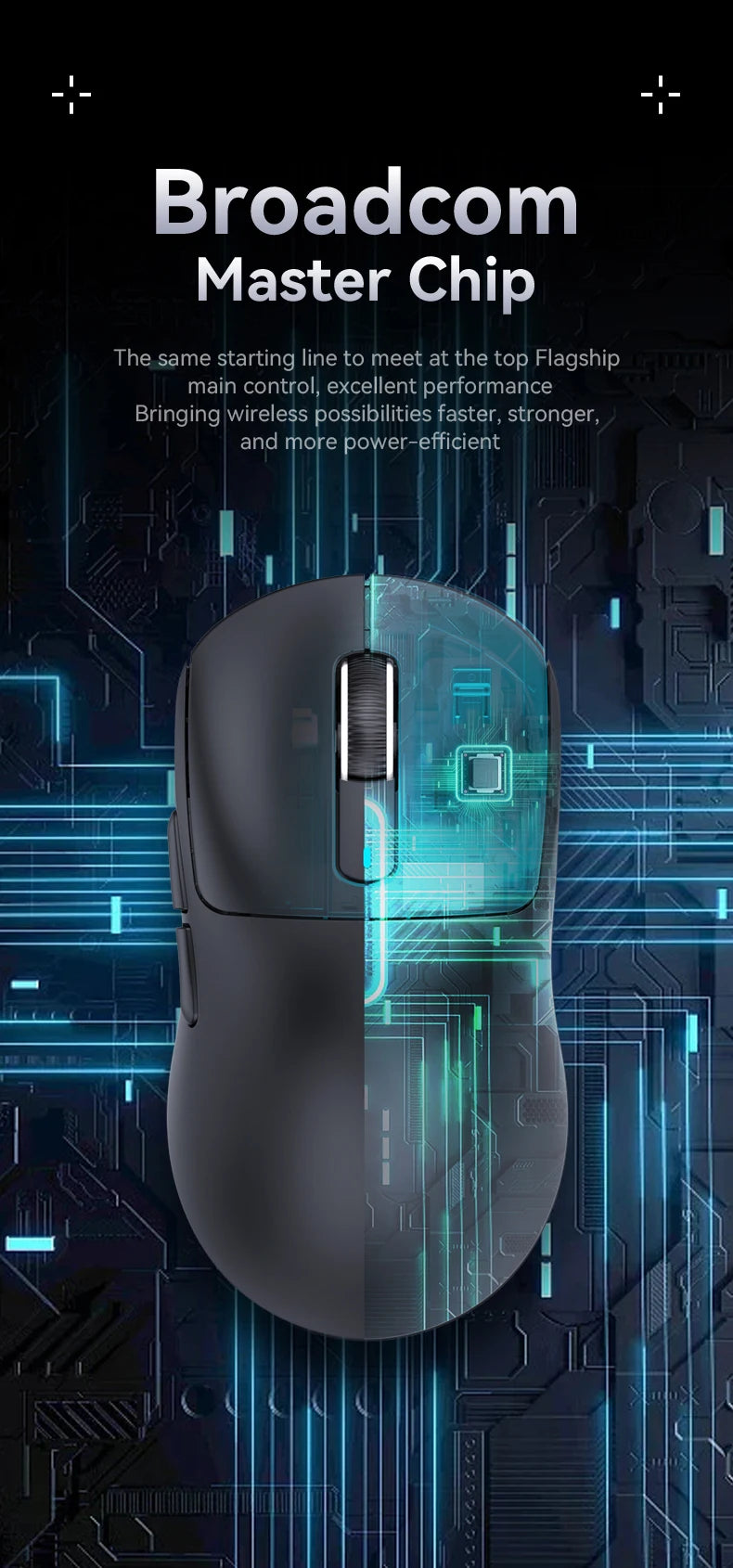 Attack Shark X3 Pro Wireless Gaming Mouse – 26,000 DPI | PAW3395 | Tri-Mode