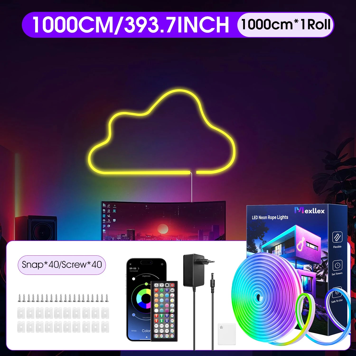 RGB Neon Flex Light – Smart APP & Music Sync