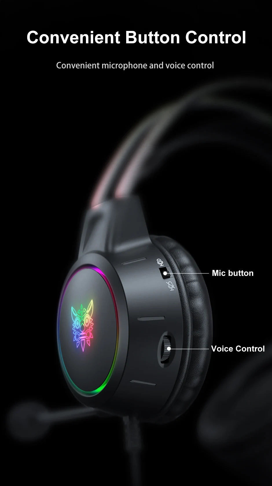 ONIKUMA Wired Gaming Headset – PC, PS5, PS4, Xbox & Nintendo Switch