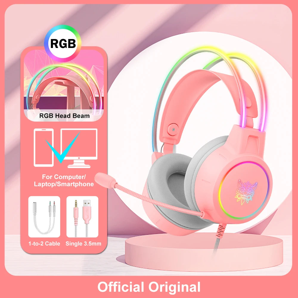 ONIKUMA Wired Gaming Headset – PC, PS5, PS4, Xbox & Nintendo Switch