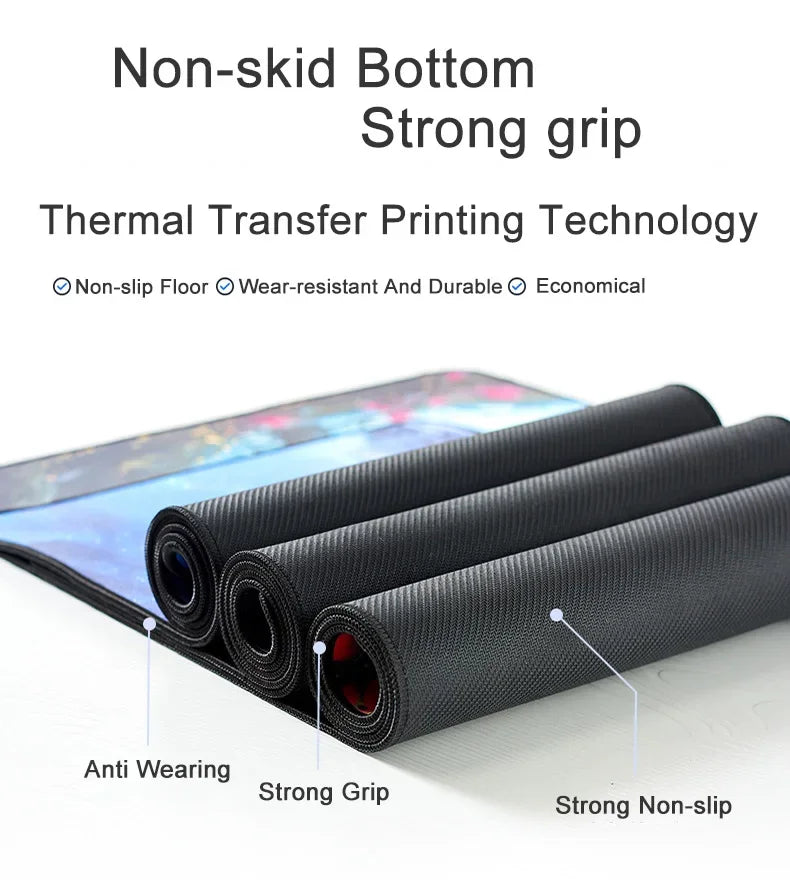 XXL Gaming Mouse Pad – Extended Desk Mat with Non-Slip Rubber Base