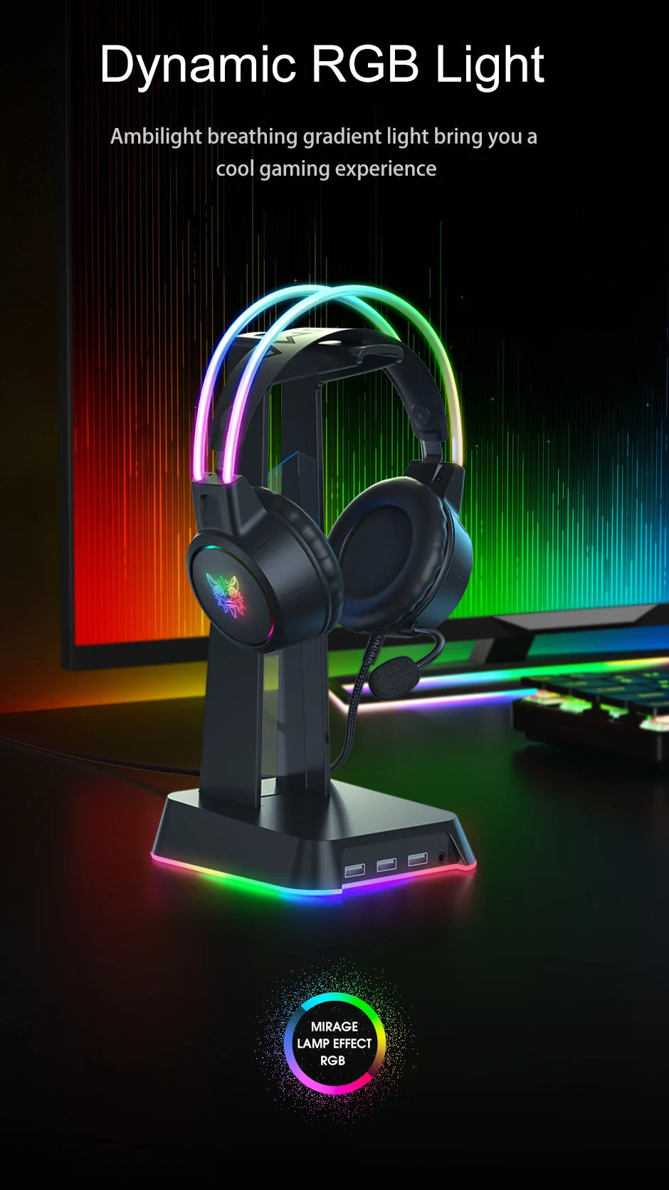 ONIKUMA Wired Gaming Headset – PC, PS5, PS4, Xbox & Nintendo Switch