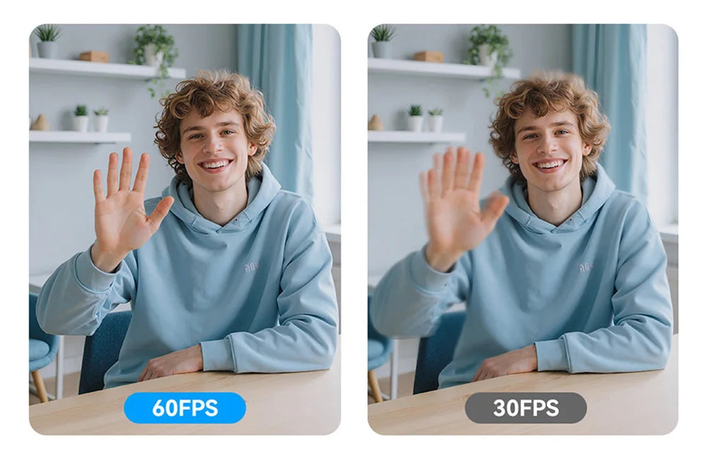 EMEET C60E 4K Ultra HD Webbkamera – Autofokus & 1080p 60 FPS