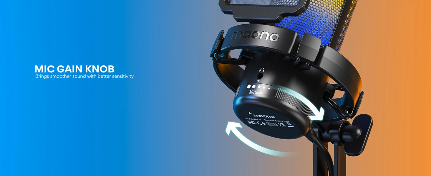 MAONO DGM20 RGB Gamingmikrofon