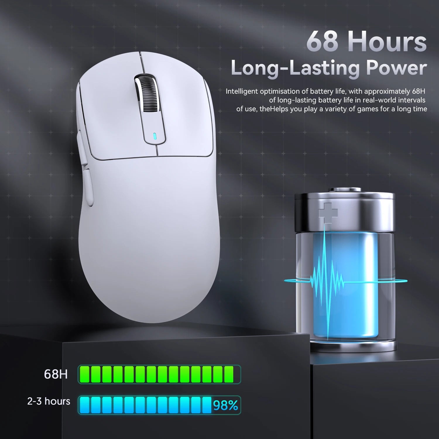 Attack Shark X3 Pro Wireless Gaming Mouse – 26,000 DPI | PAW3395 | Tri-Mode