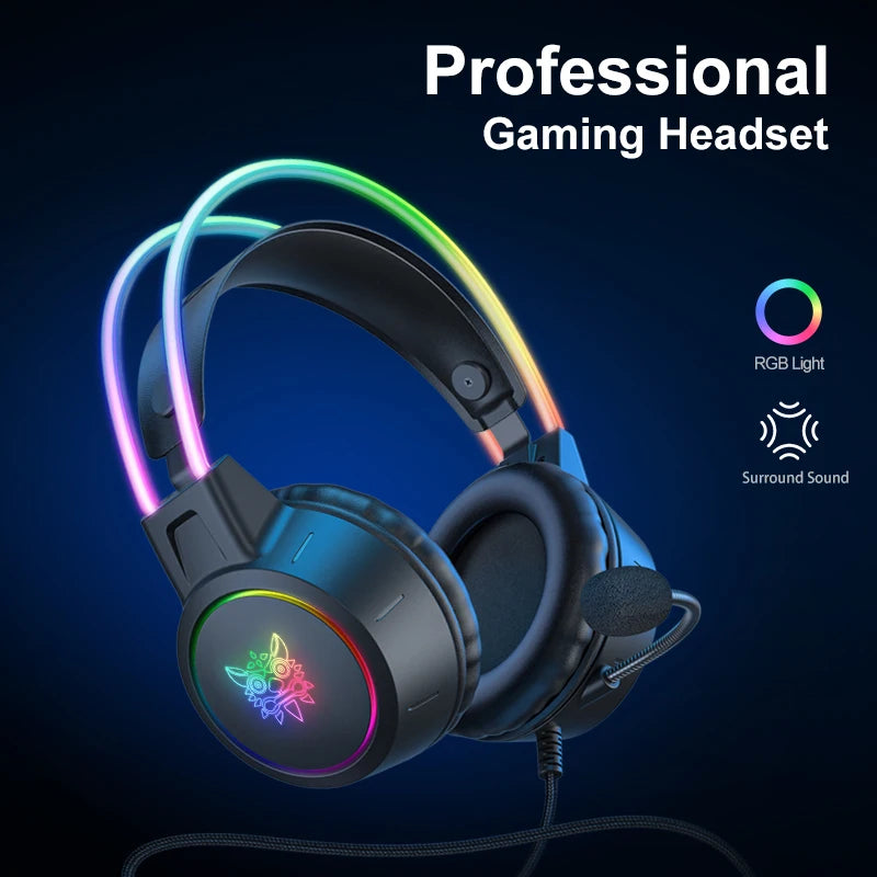 ONIKUMA Wired Gaming Headset – PC, PS5, PS4, Xbox & Nintendo Switch